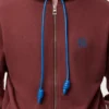 Pamuklu Fermuarlı Kapüşonlu Sweatshirt