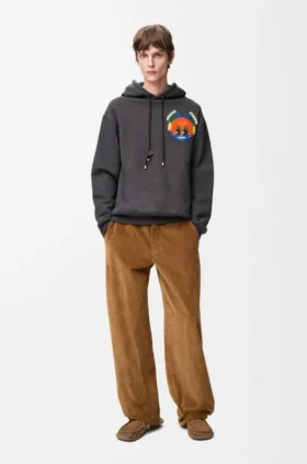 Pamuklu Kapüşonlu Sweatshirt