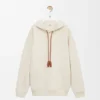 Pamuktan Rahat Kesim Kapüşonlu Sweatshirt