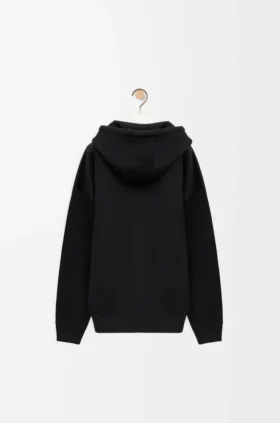 Pamuktan Rahat Kesim Kapüşonlu Sweatshirt