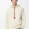Pamuktan Rahat Kesim Kapüşonlu Sweatshirt