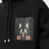 Pamuktan Rahat Kesim Kapüşonlu Sweatshirt