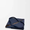 Parlak Dana Derisi XL Puzzle Fold Tote çantası Parlak Dana Derisi XL Puzzle Fold Tote çantası