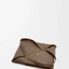 Parlak Dana Derisi XL Puzzle Fold Tote çantası Parlak Dana Derisi XL Puzzle Fold Tote çantası