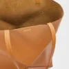 Parlak Dana Derisi XL Puzzle Fold Tote çantası Parlak Dana Derisi XL Puzzle Fold Tote çantası