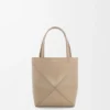 Parlak Dana Derisinden Mini Puzzle Fold Tote Parlak Dana Derisinden Mini Puzzle Fold Tote