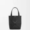 Parlak Dana Derisinden Mini Puzzle Fold Tote Parlak Dana Derisinden Mini Puzzle Fold Tote