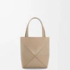 Parlak Dana Derisinden Mini Puzzle Fold Tote Parlak Dana Derisinden Mini Puzzle Fold Tote
