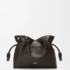Parlak Dana Derisinden Panta Medium Flamenco Clutch Parlak Dana Derisinden Panta Medium Flamenco Clutch