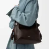 Parlak Dana Derisinden Panta Medium Flamenco Clutch Parlak Dana Derisinden Panta Medium Flamenco Clutch
