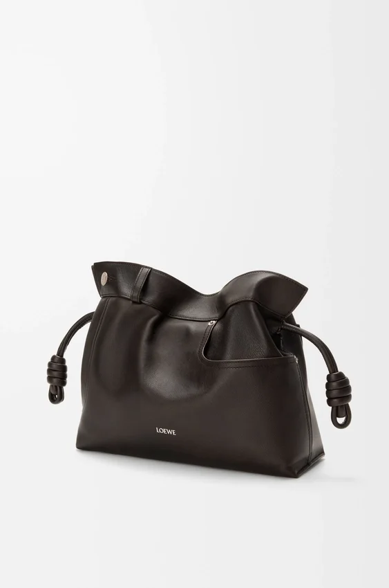 Parlak Dana Derisinden Panta Medium Flamenco Clutch Parlak Dana Derisinden Panta Medium Flamenco Clutch