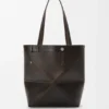 Parlak Dana Derisinden Panta Orta Boy Puzzle Fold Tote Parlak Dana Derisinden Panta Orta Boy Puzzle Fold Tote
