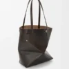 Parlak Dana Derisinden Panta Orta Boy Puzzle Fold Tote Parlak Dana Derisinden Panta Orta Boy Puzzle Fold Tote