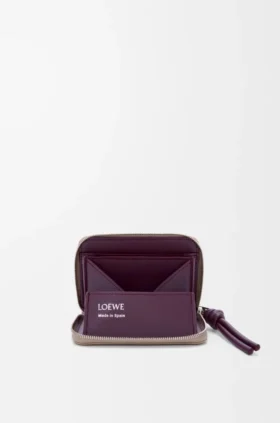 Parlak Nappa Dana Derisinden Fermuarlı Bozuk Para Cüzdanı