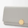 Parlak Nappa Dana Derisinden Pebble Continental Cüzdan Parlak Nappa Dana Derisinden Pebble Continental Cüzdan
