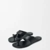 Parlak Pürüzsüz Dana Derisinden Toggle Düz Ayakkabı Parlak Pürüzsüz Dana Derisinden Toggle Düz Ayakkabı