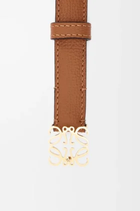 Pebble Desenli Dana Derisinden Anagram Kemer