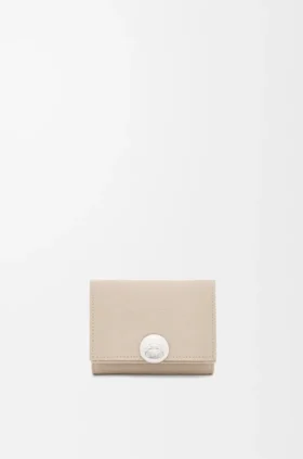 Pebble Desenli Dana Derisinden Üç Katlı Cüzdan