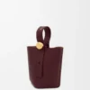 Pürüzsüz Dana Derisinden Mini Pebble Bucket Çanta
