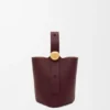 Pürüzsüz Dana Derisinden Mini Pebble Bucket Çanta