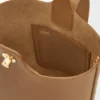 Pürüzsüz Dana Derisinden Mini Pebble Bucket Çanta
