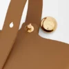 Pürüzsüz Dana Derisinden Mini Pebble Bucket Çanta