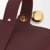 Pürüzsüz Dana Derisinden Mini Pebble Bucket Çanta