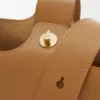 Pürüzsüz Dana Derisinden Orta Boy Pebble Bucket Çanta