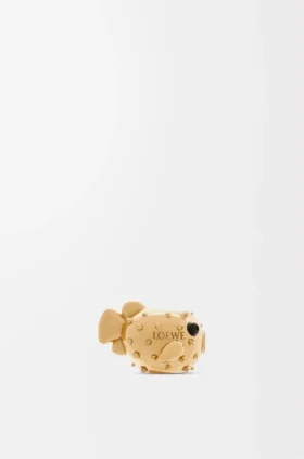 Puffer Altın Kaplamalı Pirinç Balık Zar