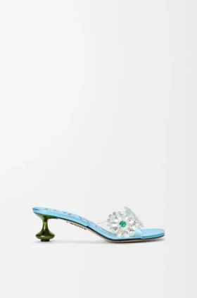 PVC’den Toy Kristal Çiçekli Sandaletler PVC’den Toy Kristal Çiçekli Sandaletler