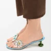 PVC’den Toy Kristal Çiçekli Sandaletler PVC’den Toy Kristal Çiçekli Sandaletler