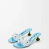 PVC’den Toy Kristal Çiçekli Sandaletler PVC’den Toy Kristal Çiçekli Sandaletler