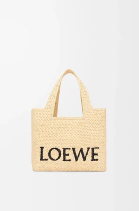 Rafya’dan Küçük Loewe Font Tote