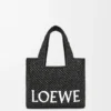 Rafya’dan Küçük Loewe Font Tote Rafya’dan Küçük Loewe Font Tote
