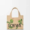 Rafya’dan Küçük Loewe Font Tote Rafya’dan Küçük Loewe Font Tote