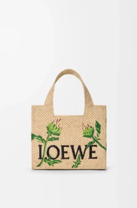 Rafya’dan Küçük Loewe Font Tote