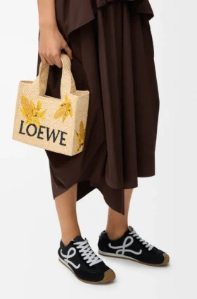 Rafya’dan Küçük Loewe Font Tote