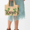 Rafya’dan Küçük Loewe Font Tote Rafya’dan Küçük Loewe Font Tote