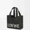 Rafya’dan Küçük Loewe Font Tote Rafya’dan Küçük Loewe Font Tote