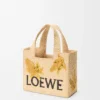 Rafya’dan Küçük Loewe Font Tote Rafya’dan Küçük Loewe Font Tote