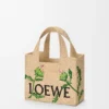 Rafya’dan Küçük Loewe Font Tote Rafya’dan Küçük Loewe Font Tote