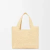 Rafya’dan Küçük Loewe Font Tote Rafya’dan Küçük Loewe Font Tote