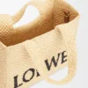 Rafya’dan Küçük Loewe Font Tote Rafya’dan Küçük Loewe Font Tote