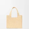 Rafya’dan Küçük Loewe Font Tote Rafya’dan Küçük Loewe Font Tote