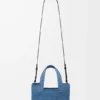 Rafya’dan Mini Loewe Font Tote çanta Rafya’dan Mini Loewe Font Tote çanta