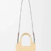 Rafya’dan Mini Loewe Font Tote çanta Rafya’dan Mini Loewe Font Tote çanta