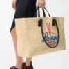 Rafya’dan Üretilmiş XL Verano Tote çantası Rafya’dan Üretilmiş XL Verano Tote çantası