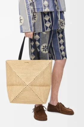 Rafya’dan XL Puzzle Fold Tote çantası