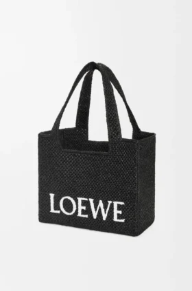 Rafya Malzemeli Orta Boy loewe Font Tote