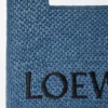 Rafya Malzemeli Orta Boy loewe Font Tote Rafya Malzemeli Orta Boy loewe Font Tote